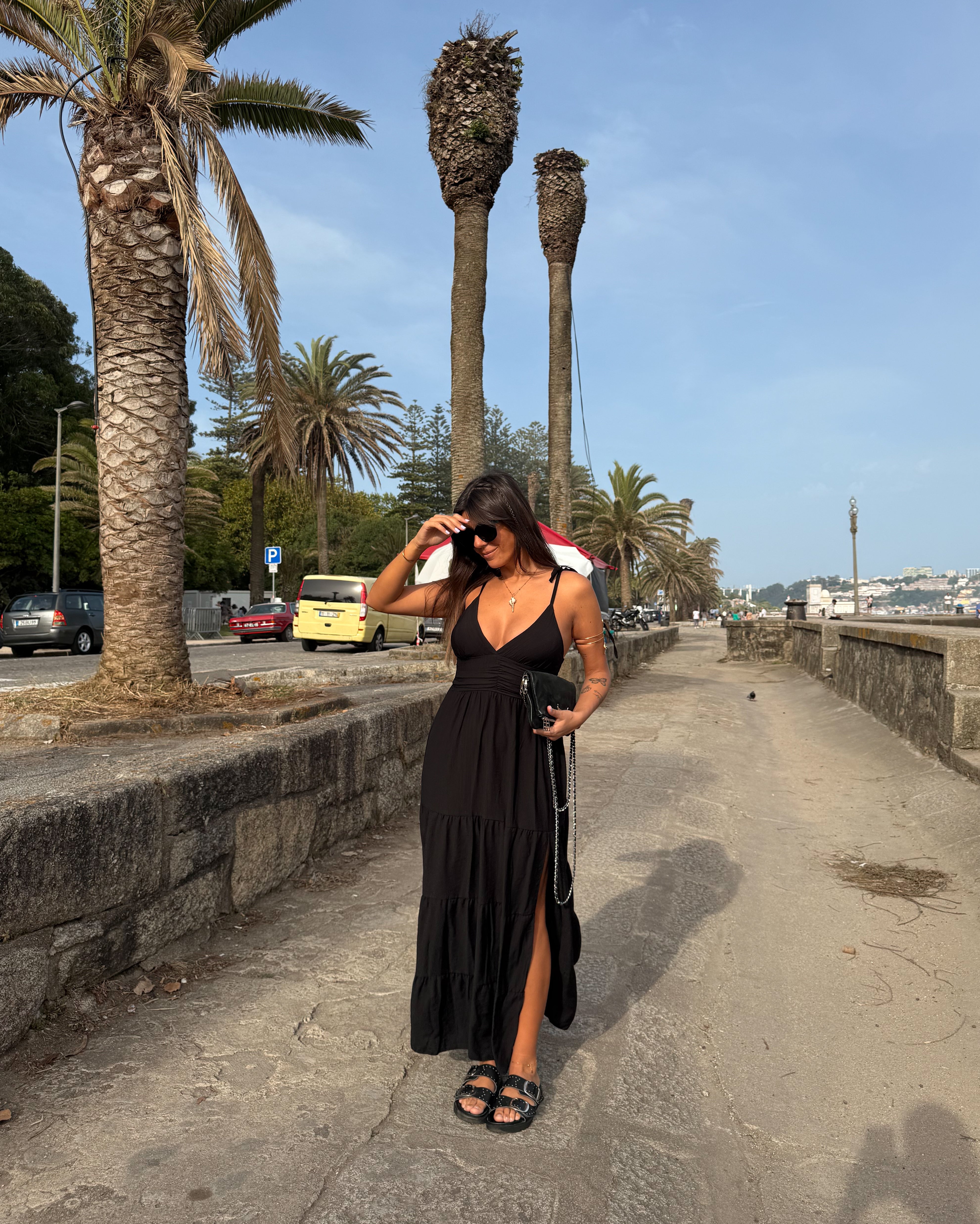 AMALFI DRESS - BLACK