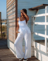 CALÇAS 100% LINHO - WHITE