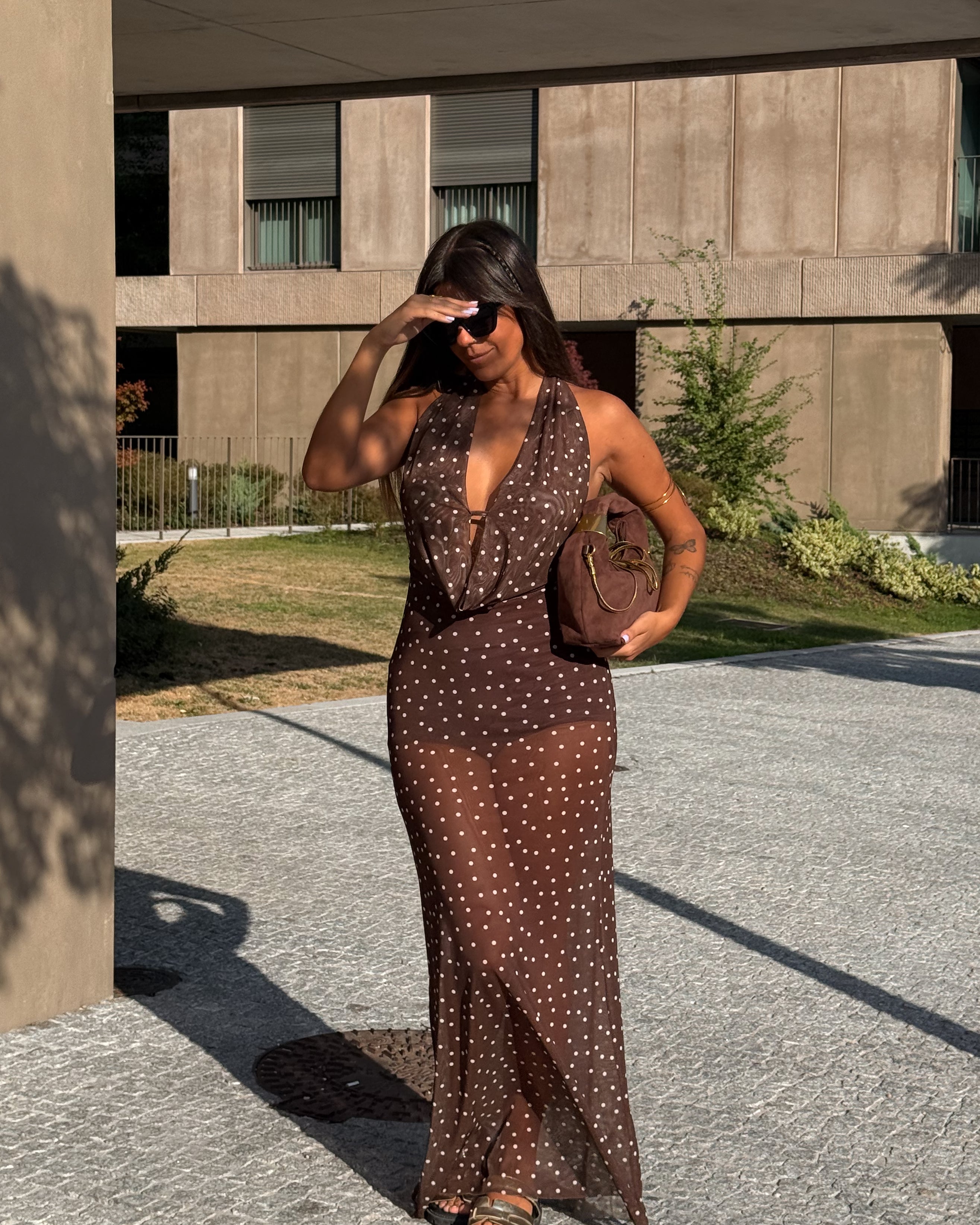 Lumina Polka Dress