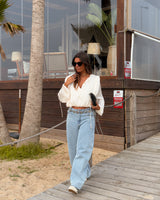 THEA SATIN BLOUSE