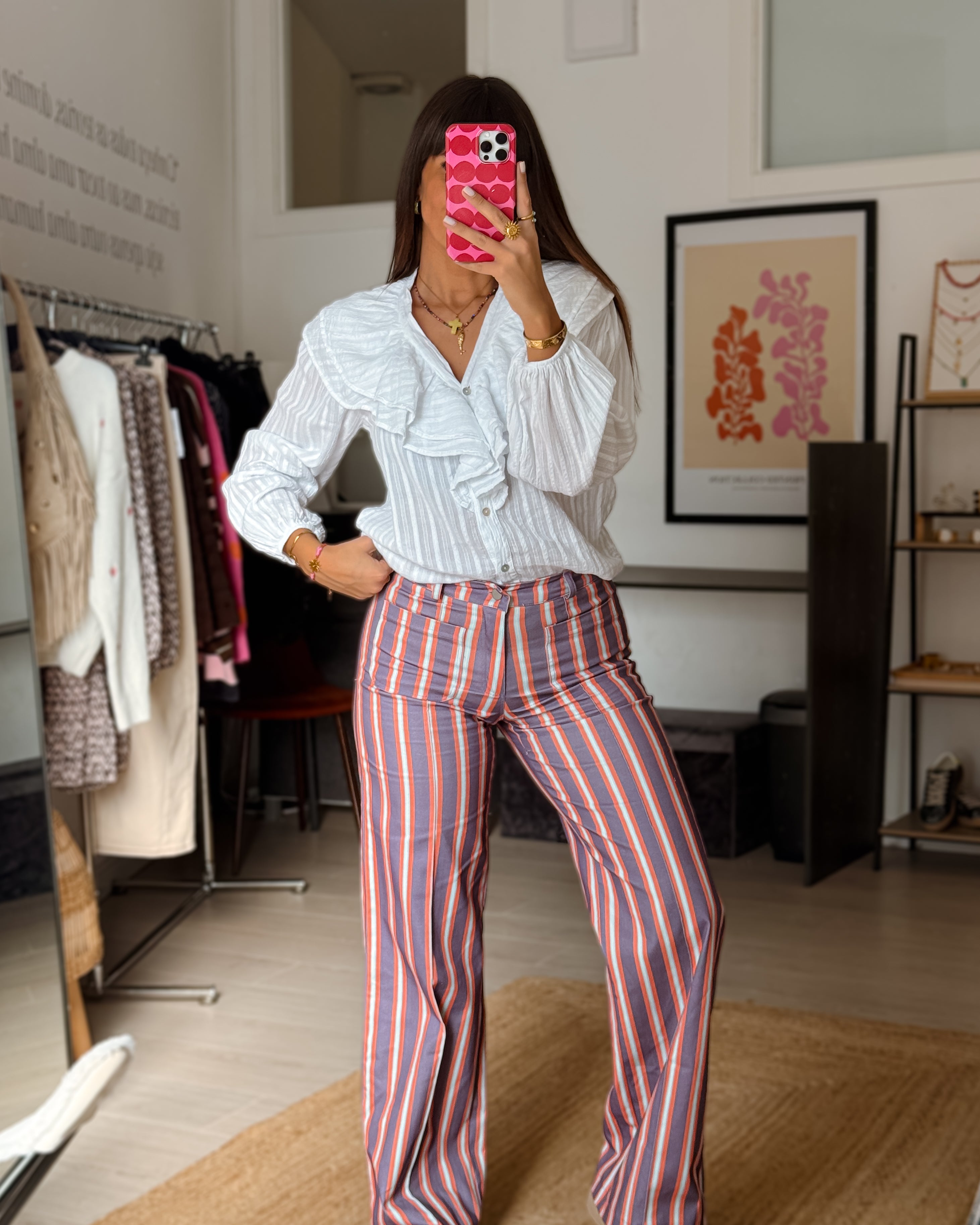 Capri Stripe Pants