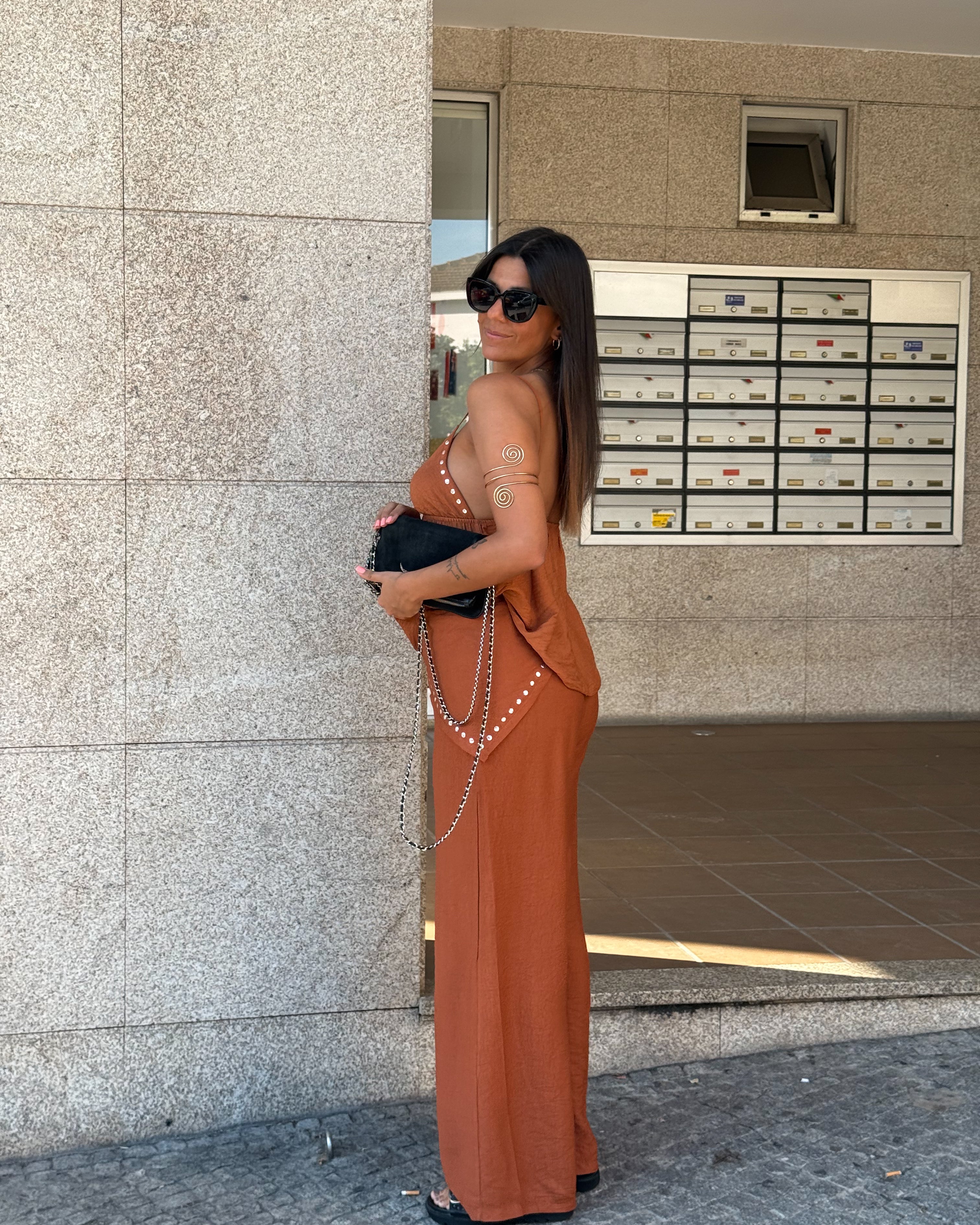 CALI PANTS - TERRACOTTA
