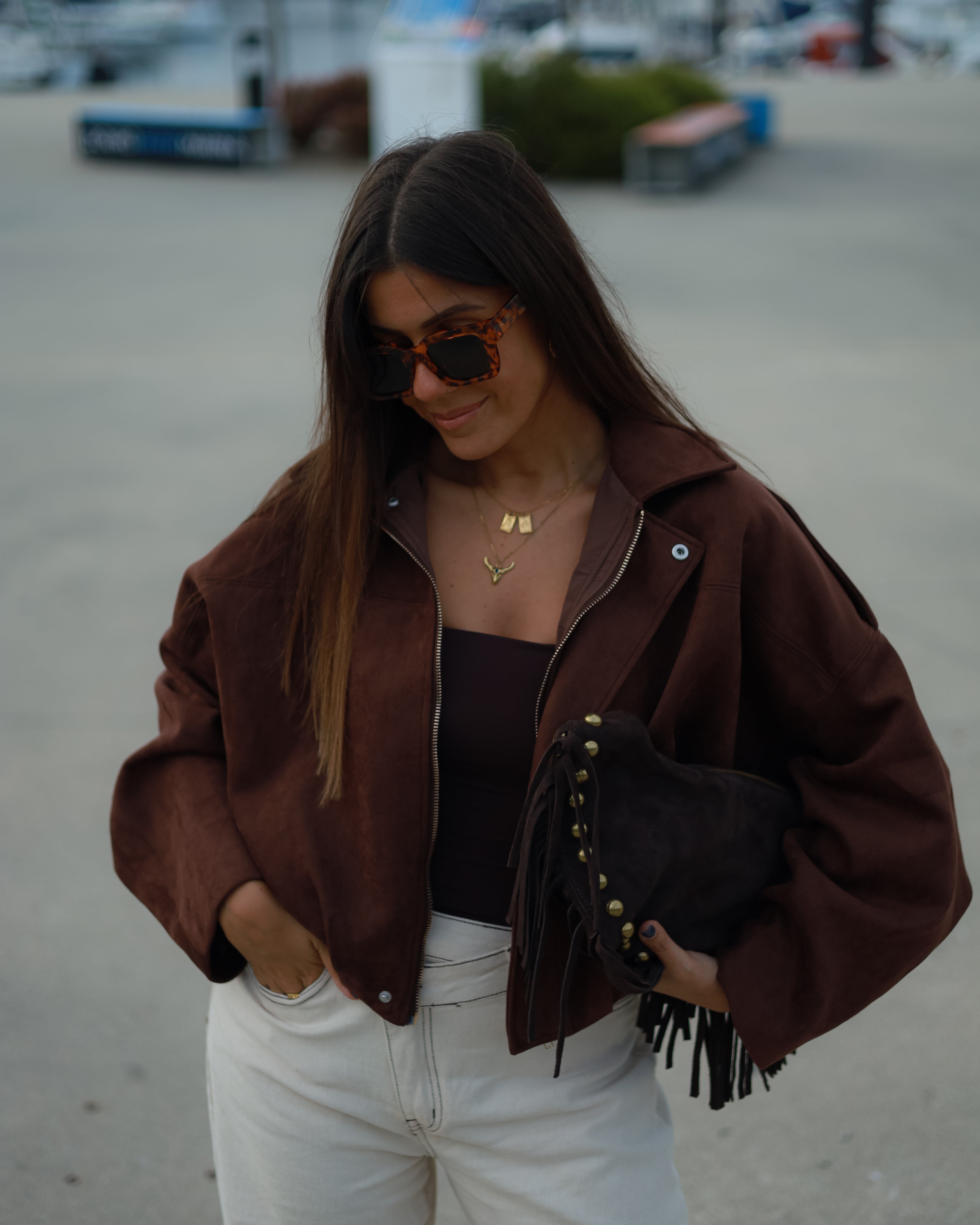 BOMBER PEACH JACKET
