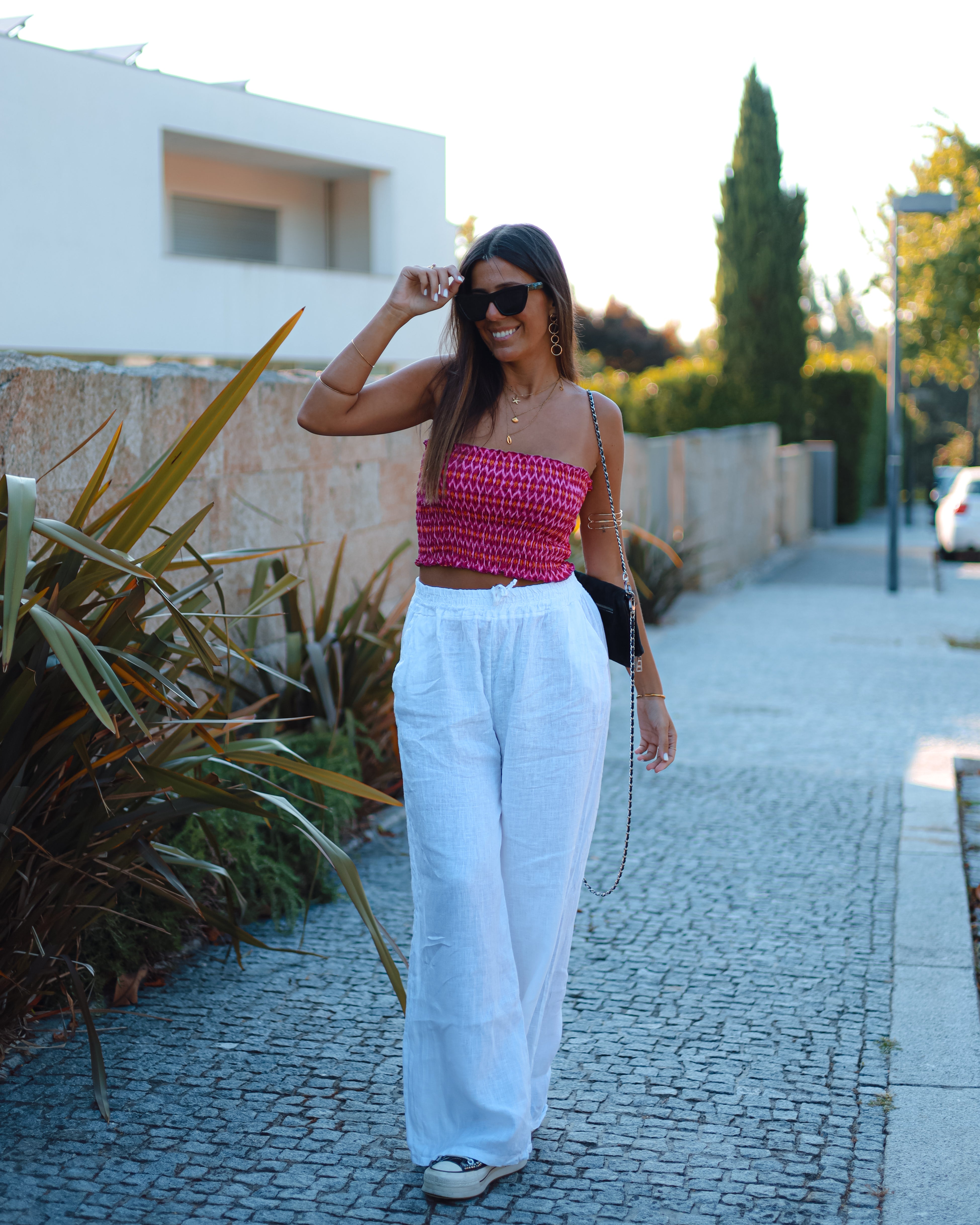PANTALONES 100% LINO