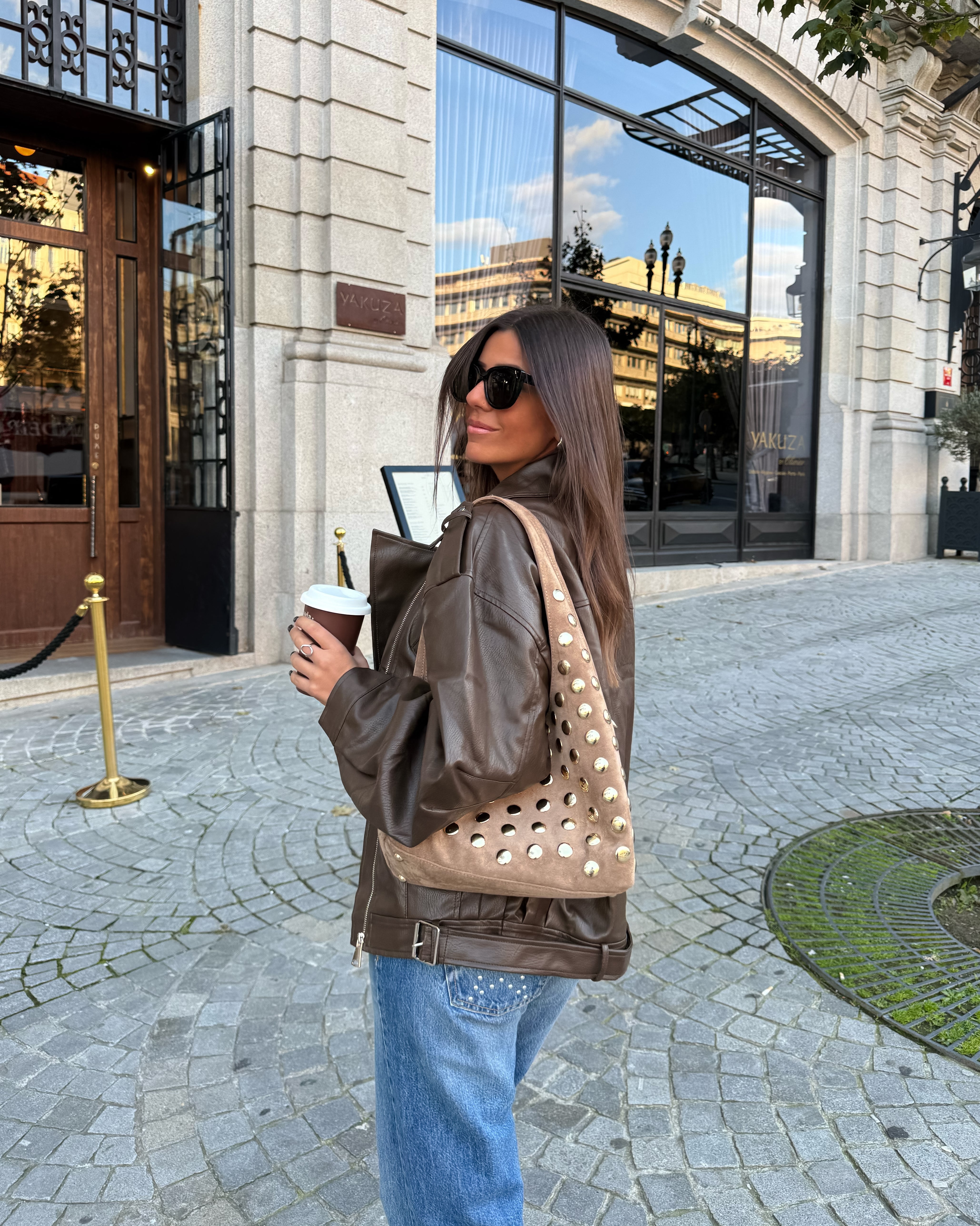 Faux Leather Biker Jacket