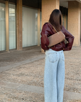 HARPER FAUX LEATHER JACKET