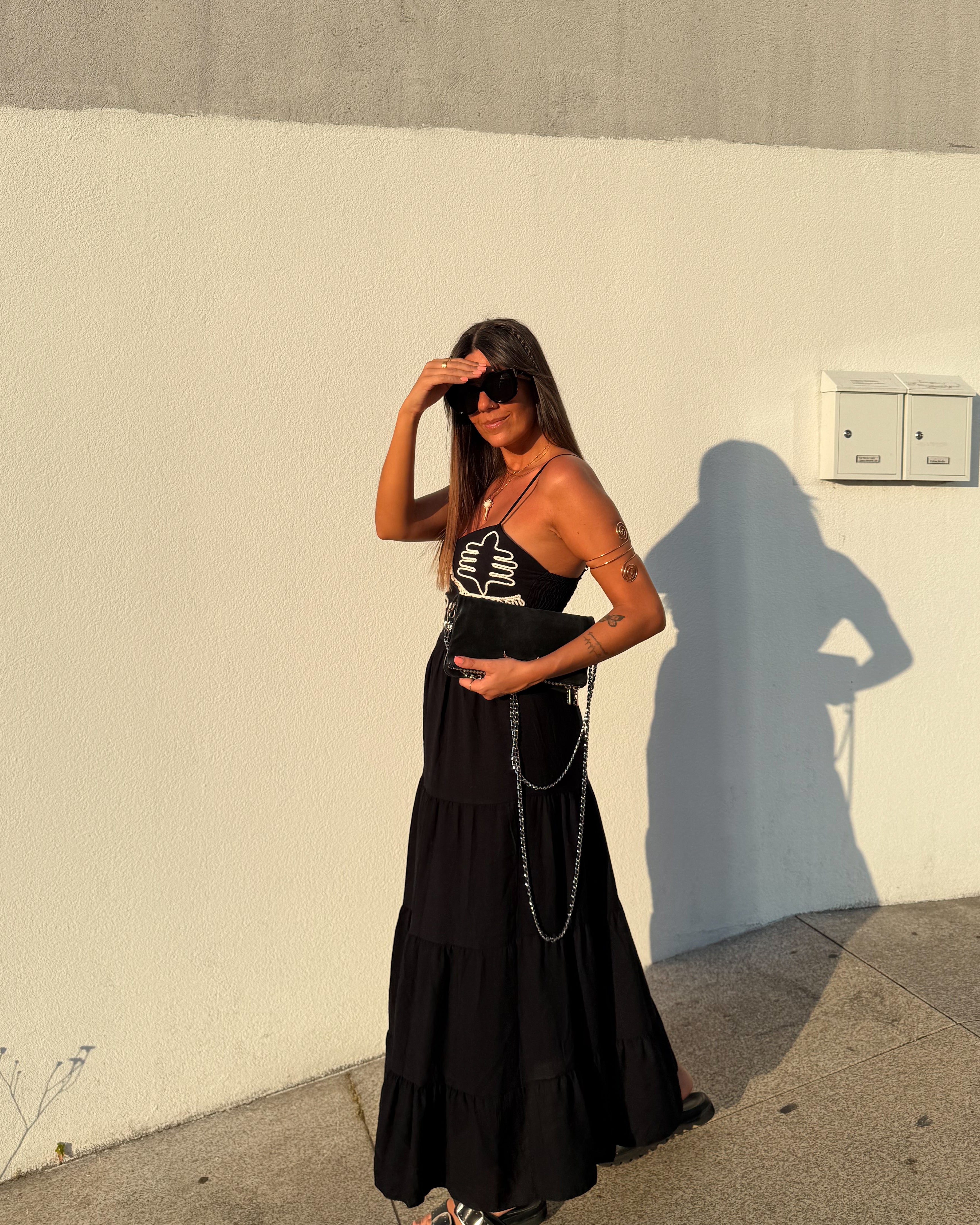 ST. TROPEZ DRESS - BLACK