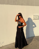 ST. TROPEZ DRESS - BLACK