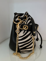 BOLSO DE PIEL CON ESTAMPADO ANIMAL