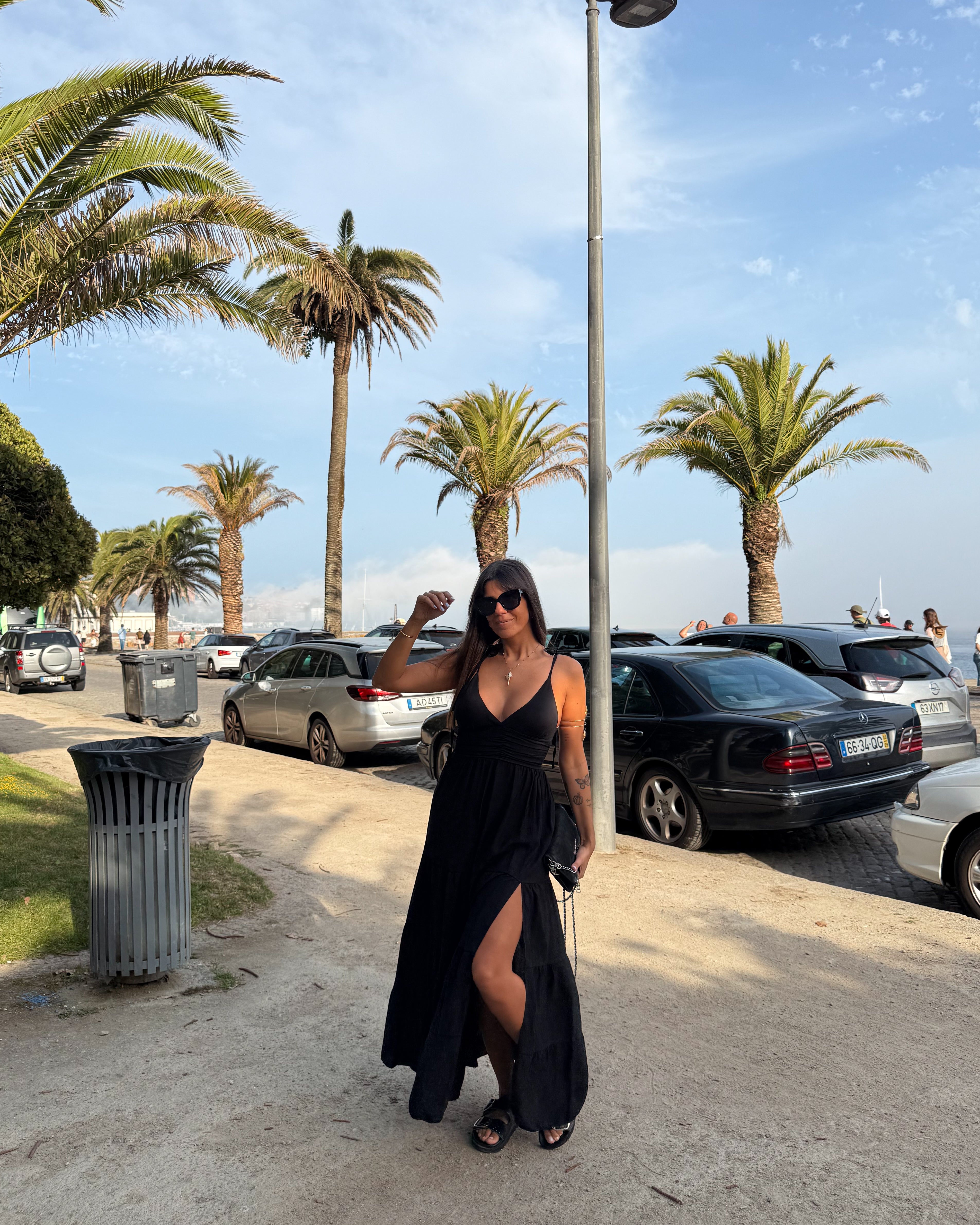 AMALFI DRESS - BLACK