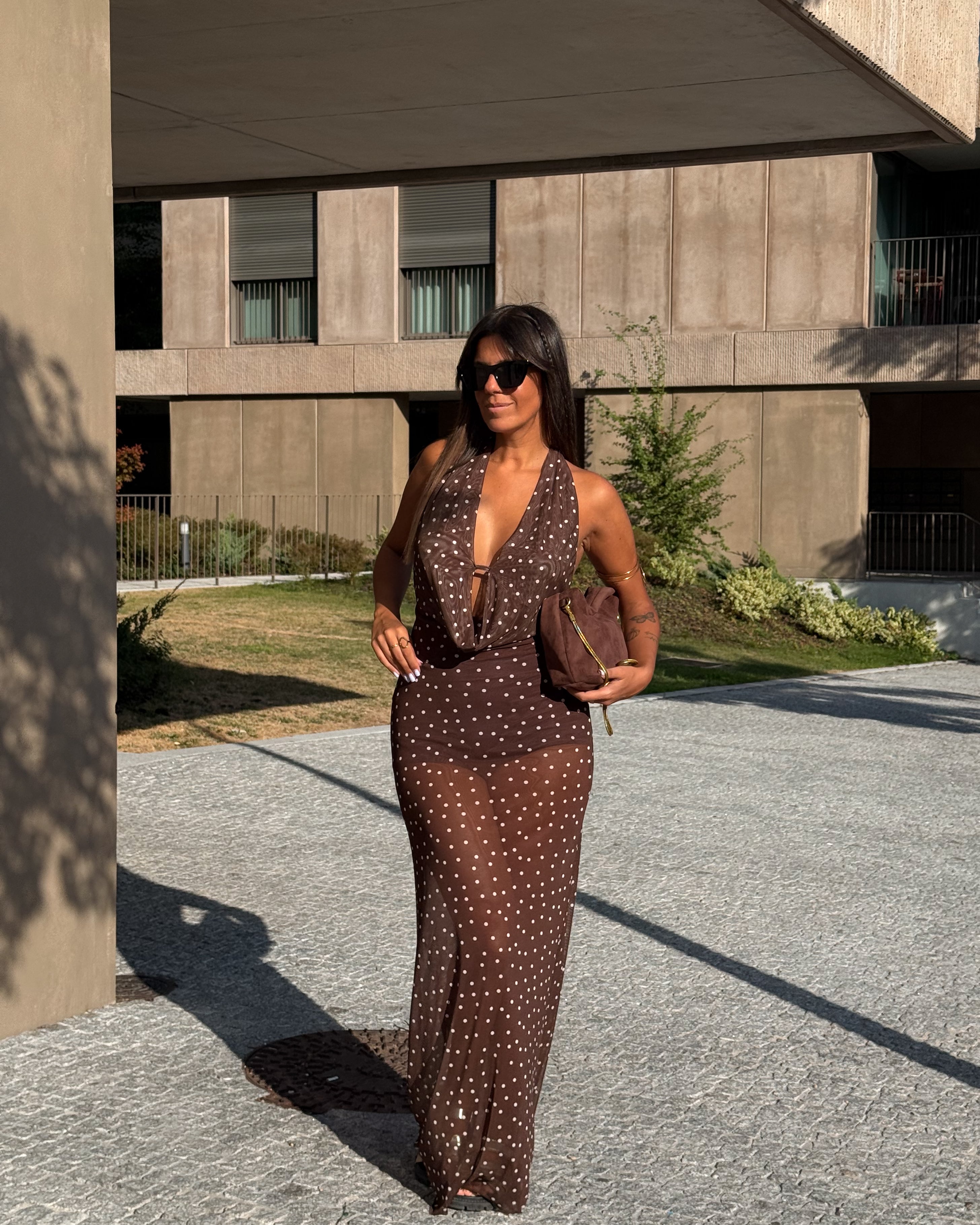 Lumina Polka Dress