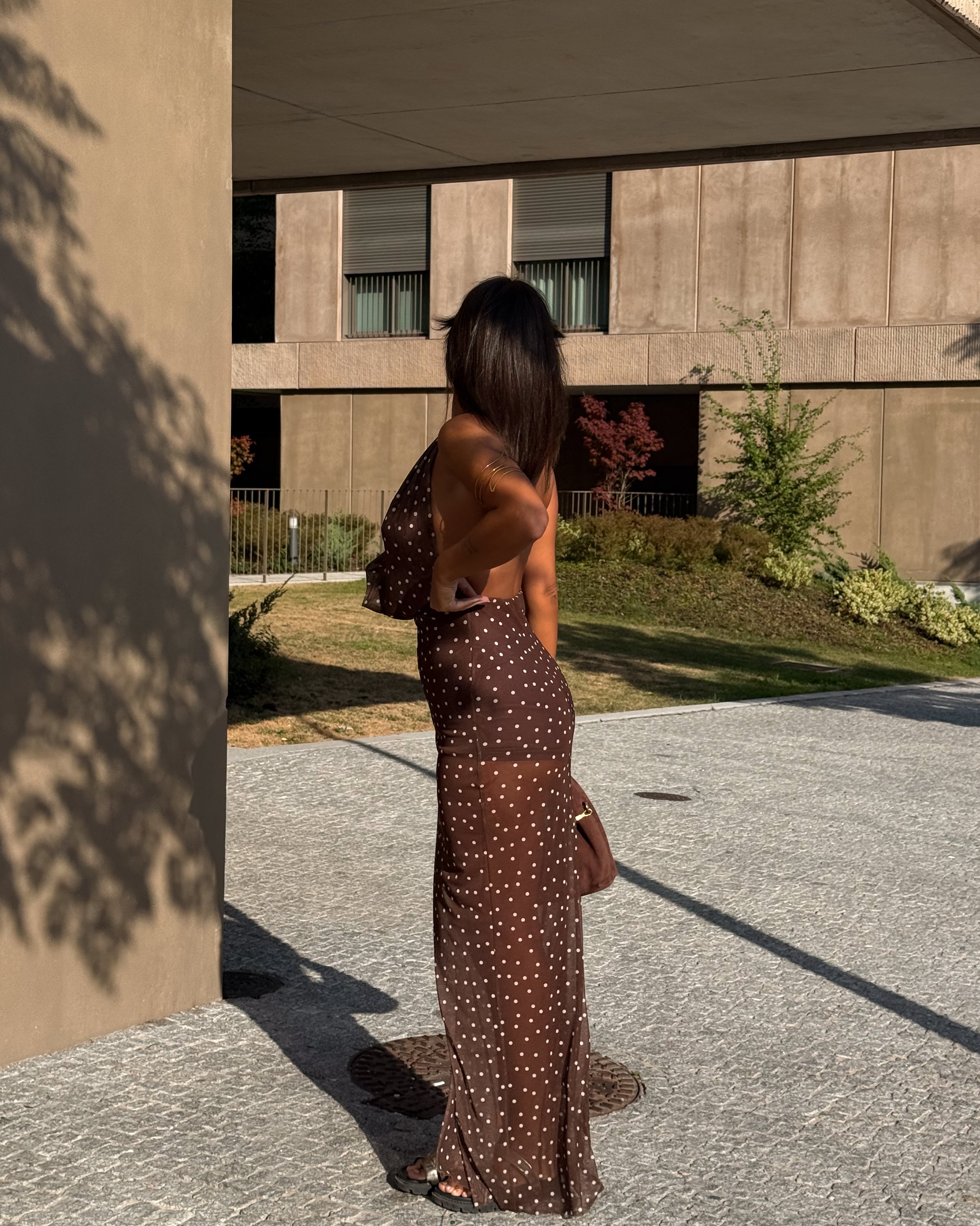 Lumina Polka Dress