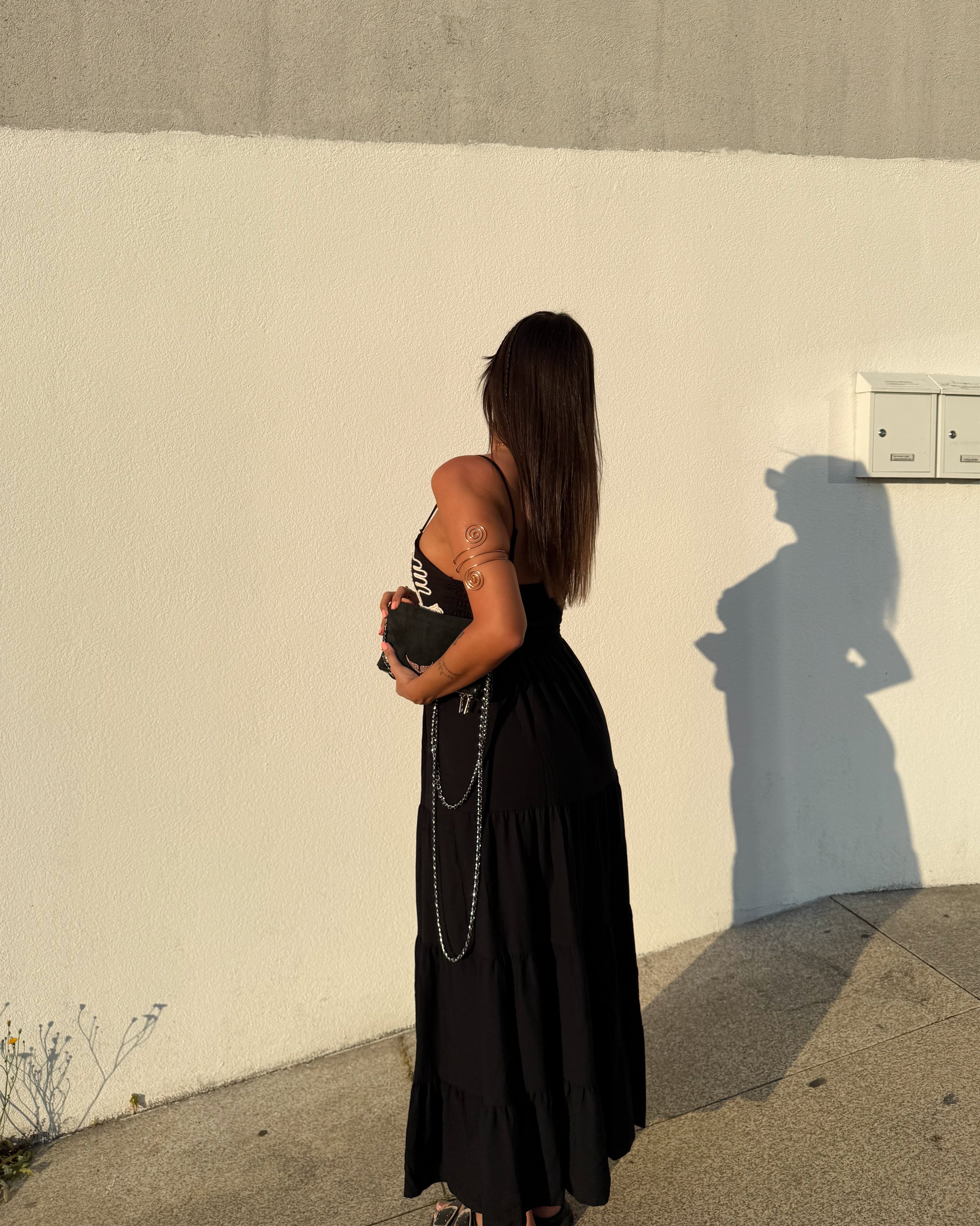 ST. TROPEZ DRESS - BLACK