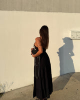 ST. TROPEZ DRESS - BLACK