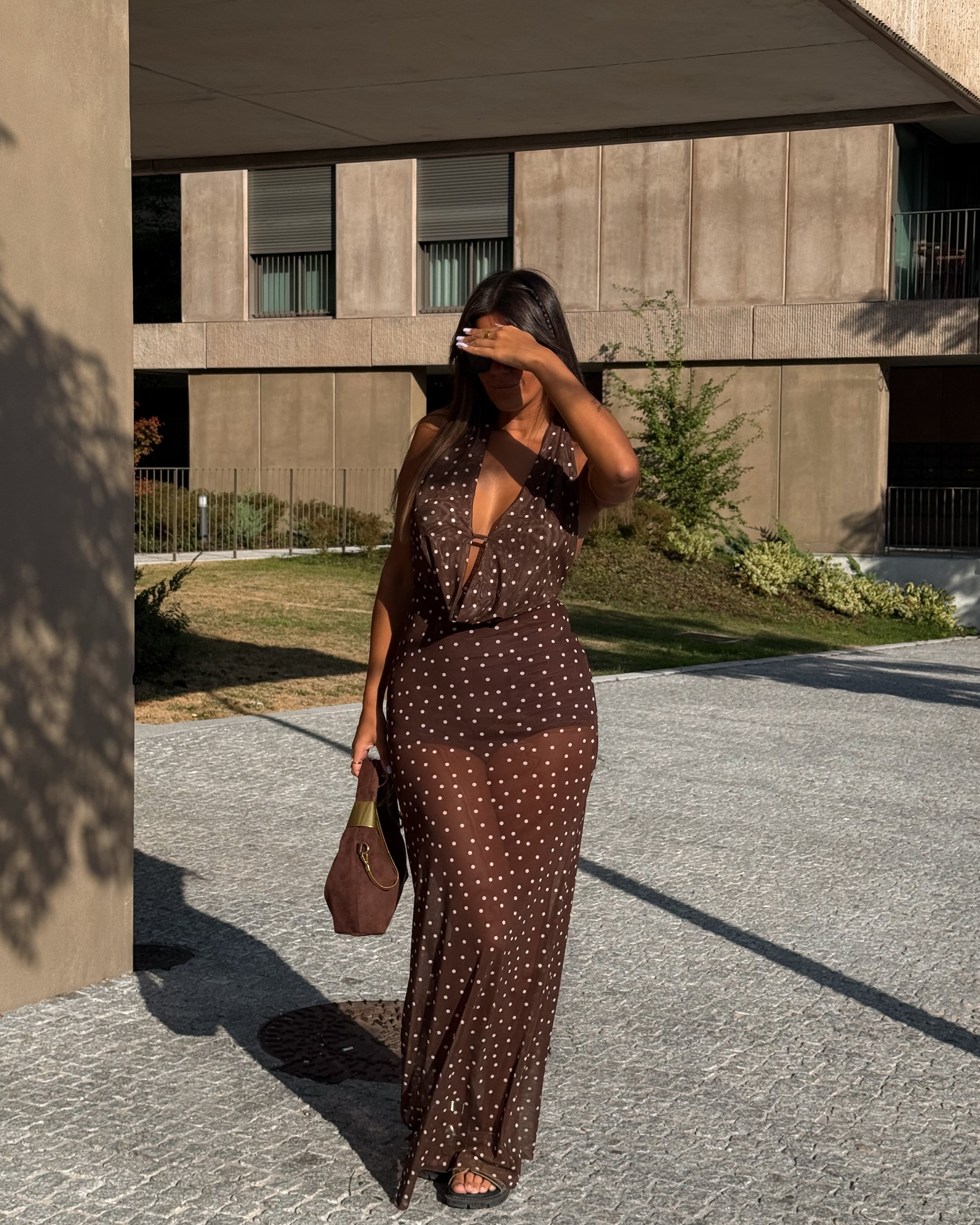 Lumina Polka Dress