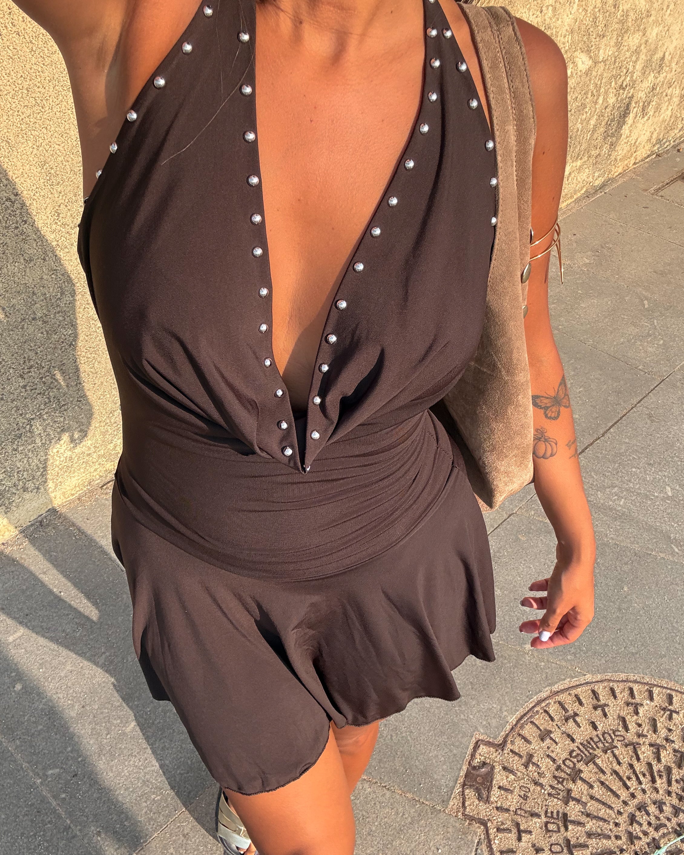 Tulum Dress - Brown