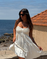 Paros Dress - Cream