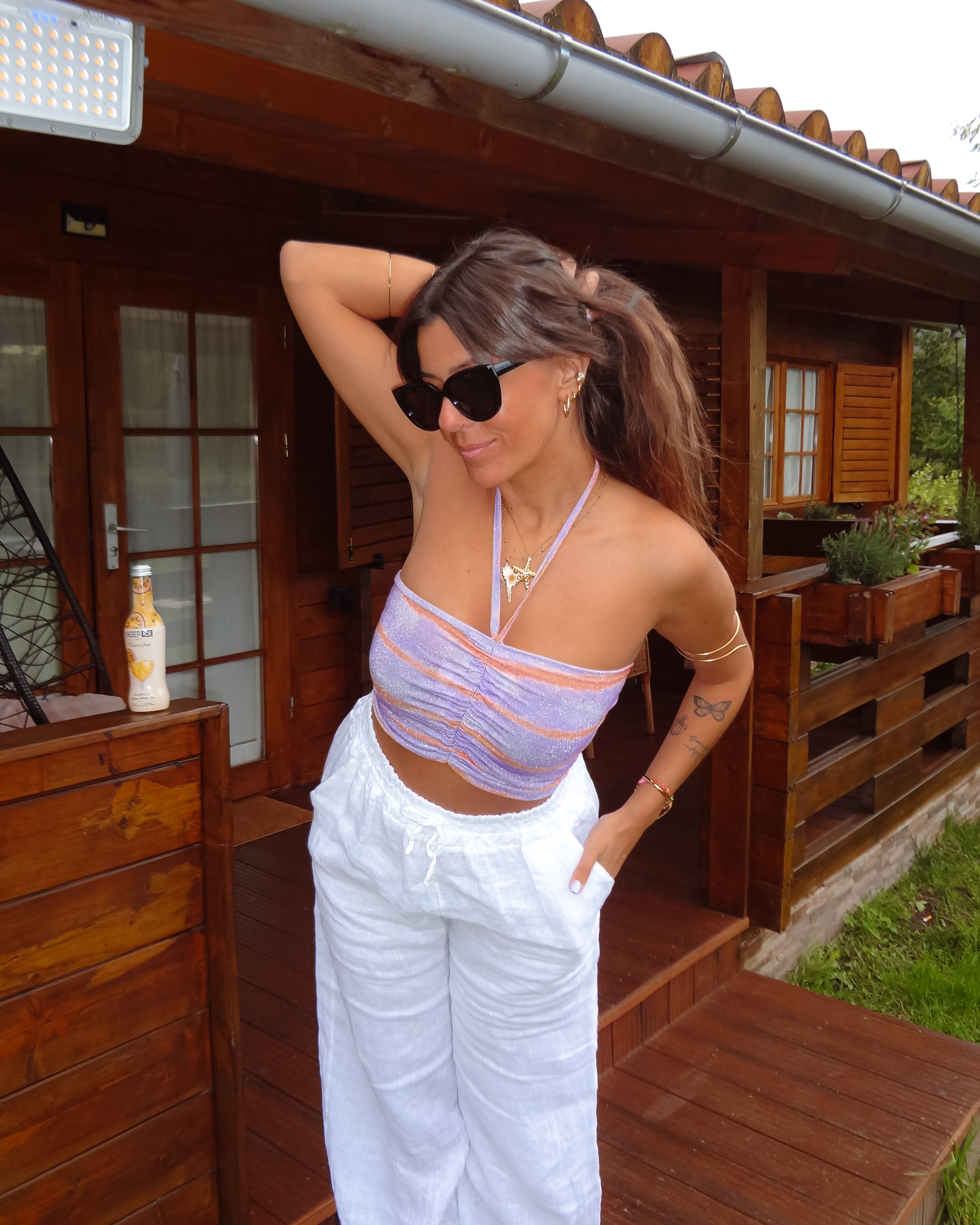 RILLEY TOP - LILAC