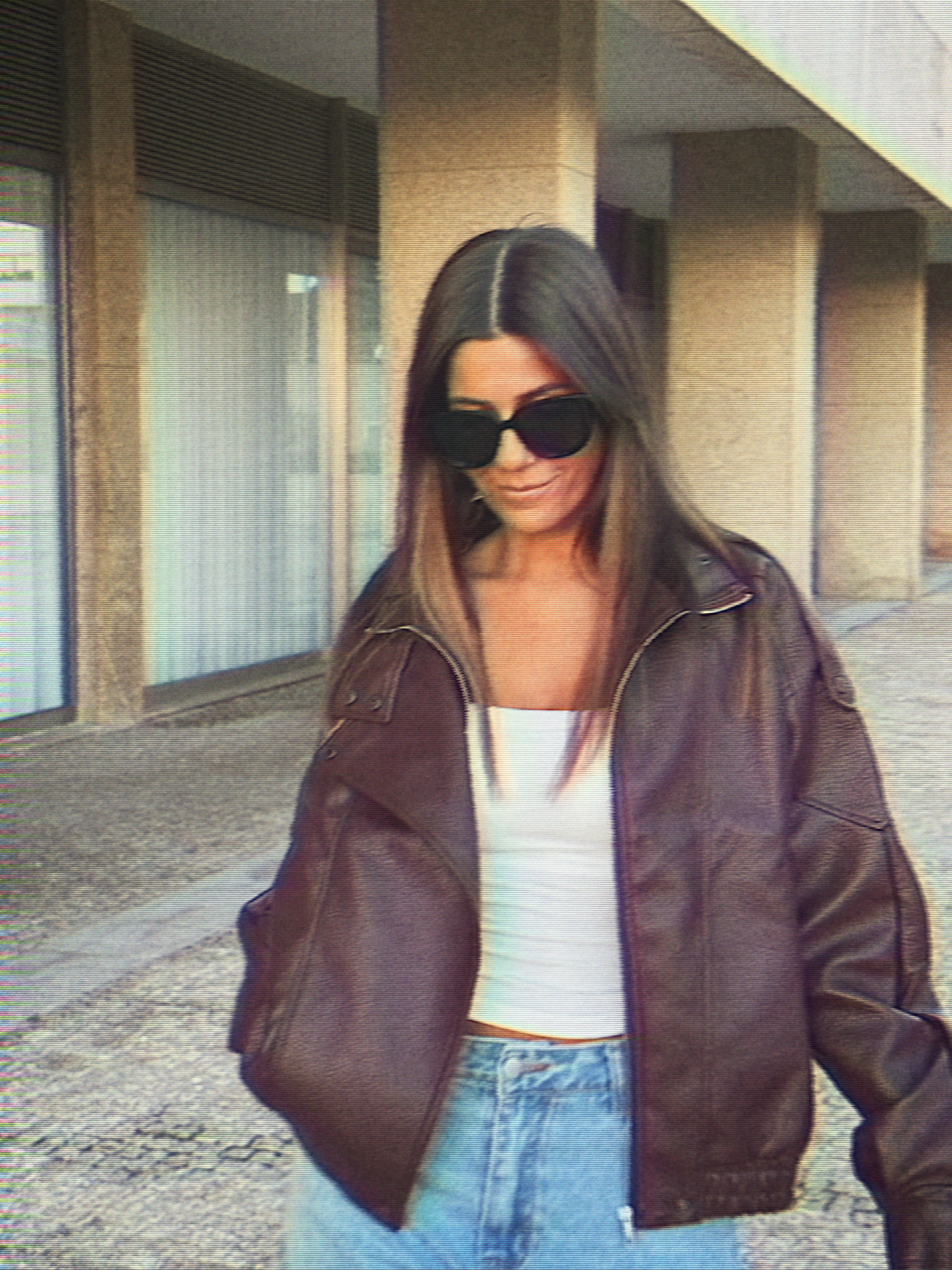 HARPER FAUX LEATHER JACKET