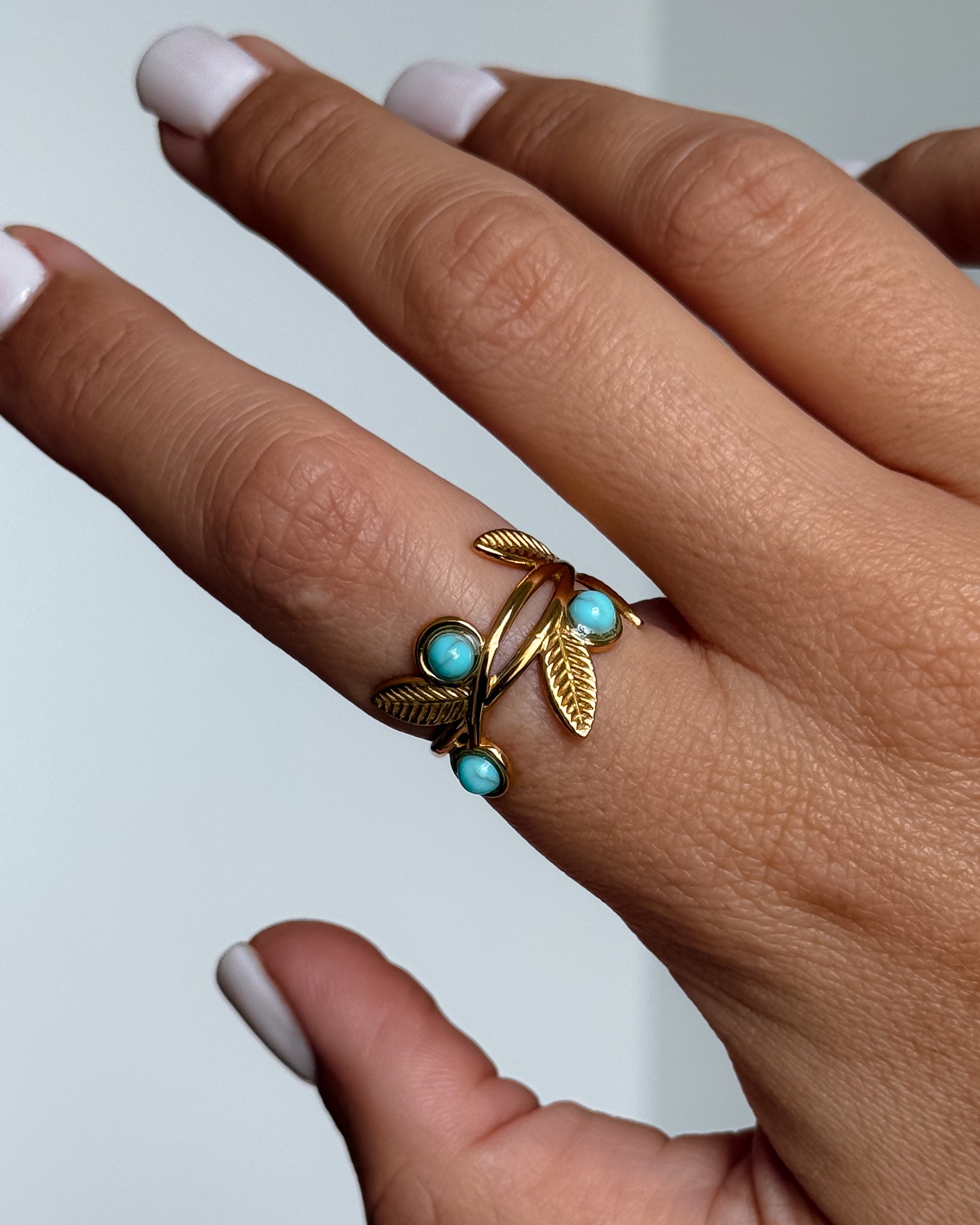TURQUOISE BLOOM RING