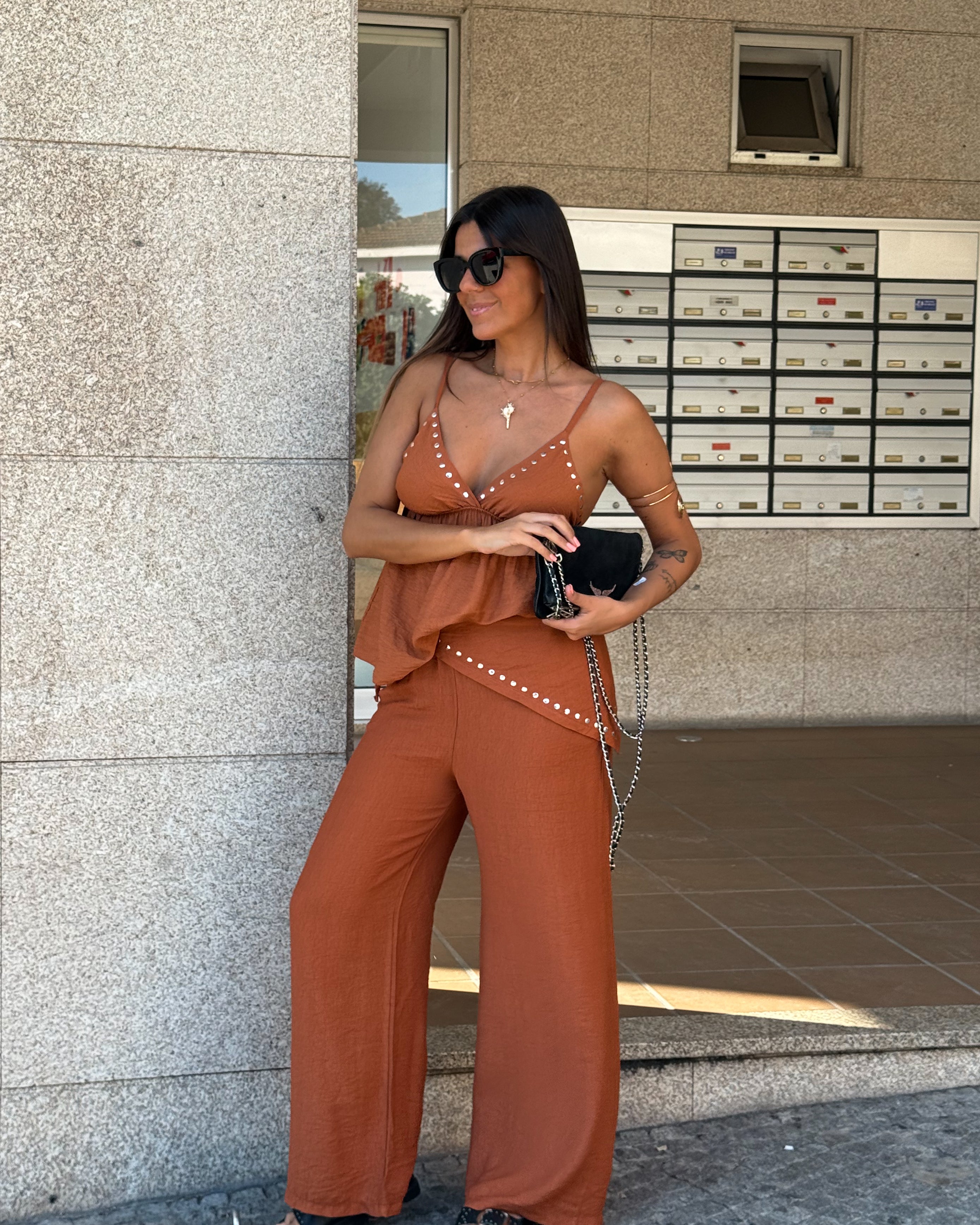 CALI PANTS - TERRACOTTA