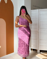 ABBY DRESS - PINK PAISLEY