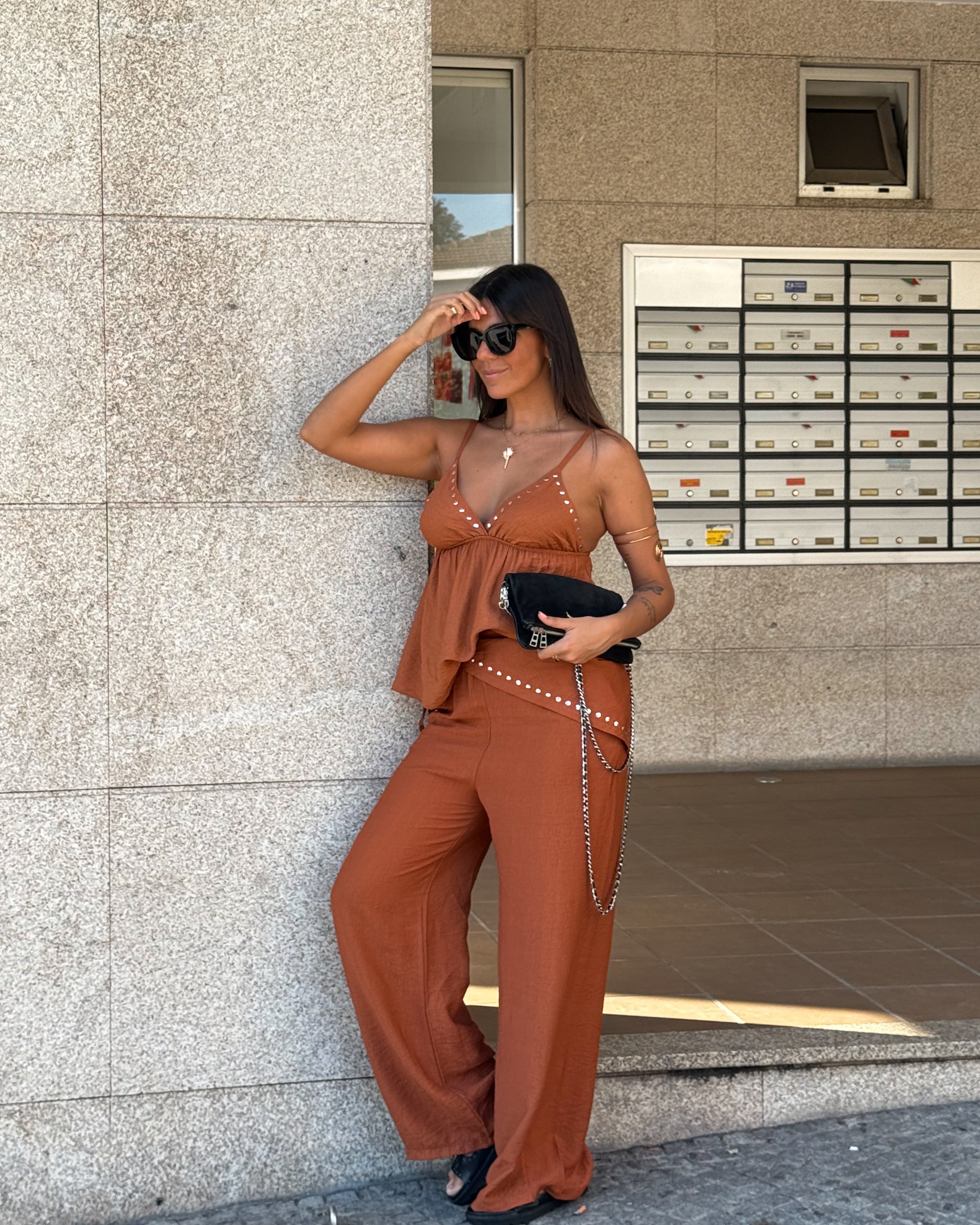 CALI PANTS - TERRACOTTA