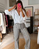 Alba Bloom Pants - Grey