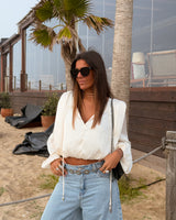 THEA SATIN BLOUSE
