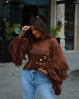 COCOA DREAM BLOUSE