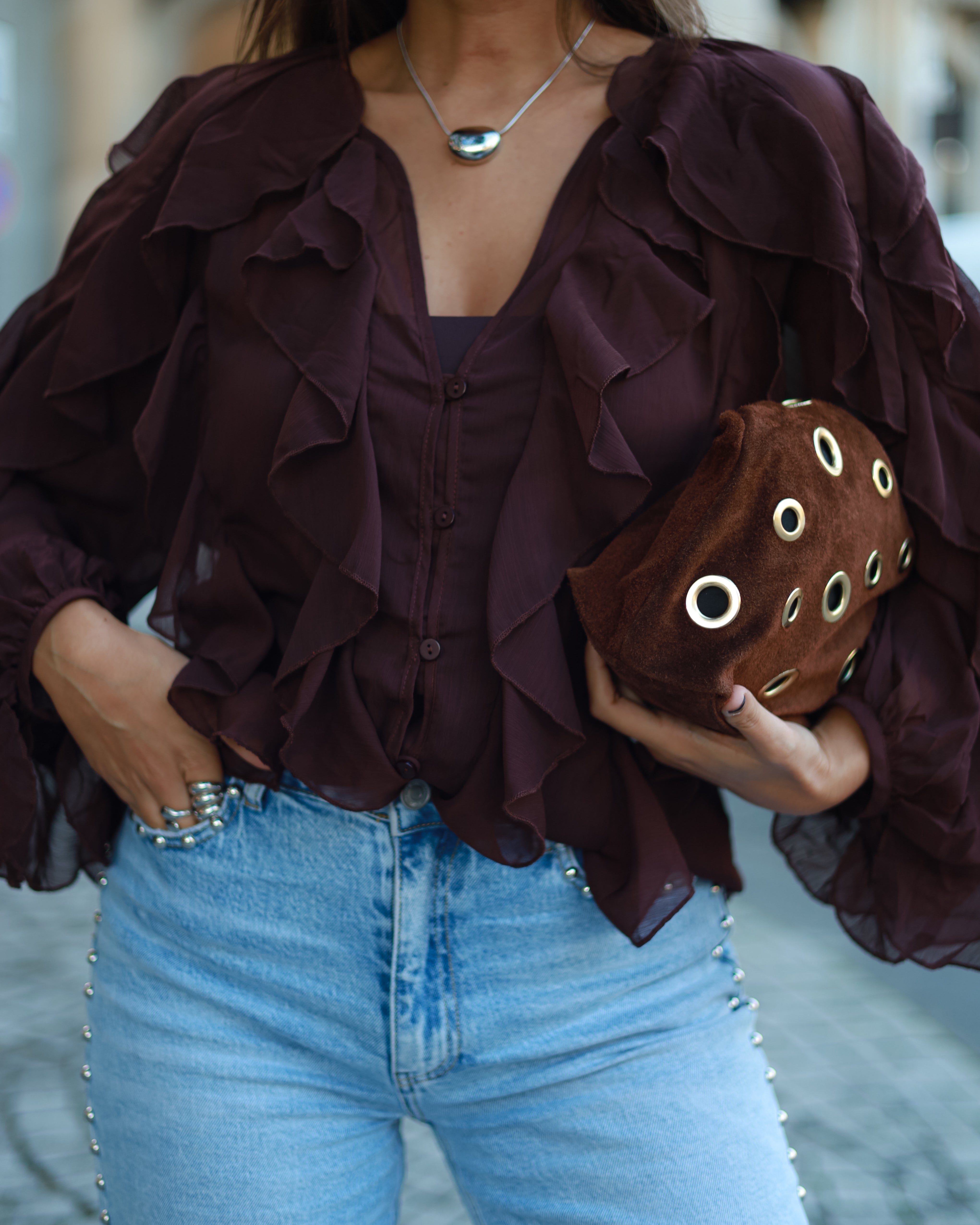 Brown Verona Blouse
