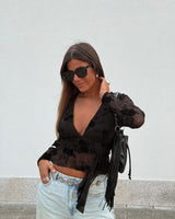 SELENE BLOUSE - BLACK
