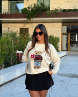 TEDDY WOOL BLEND SWEATER - SAND