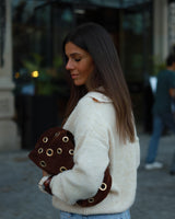 Golden Button Wool Sweater