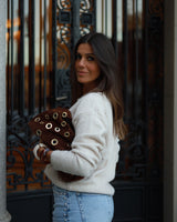 Soft Wool Cardigan in Beige