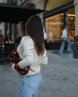 Soft Wool Cardigan in Beige