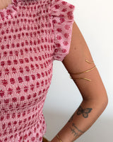 TOP CHARLOTTE - PINK & RED