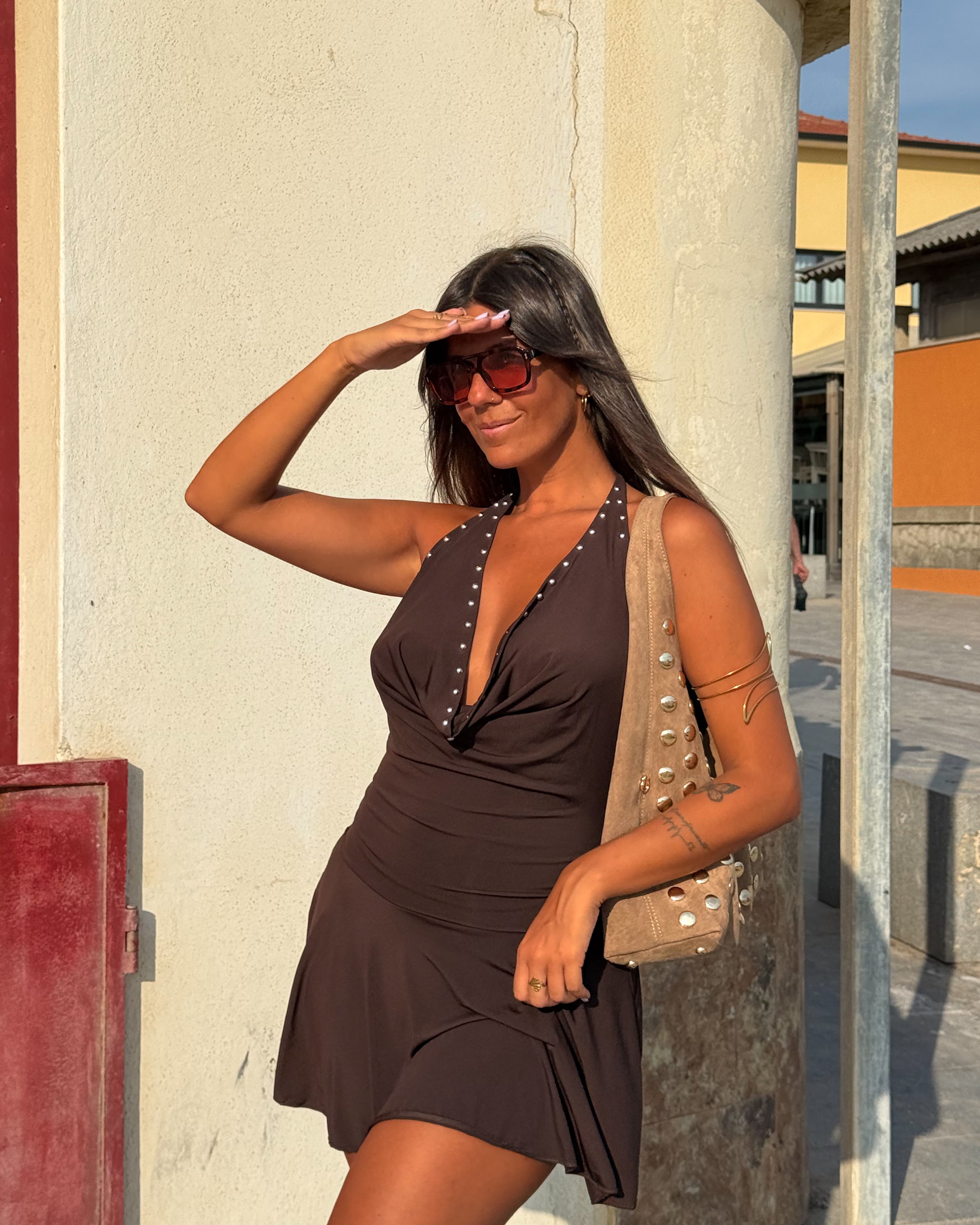 Tulum Dress - Brown