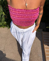TOP CALLIE - PINK & ORANGE