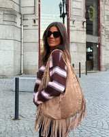 WEST BAG – KHAKI FRINGE EDITION