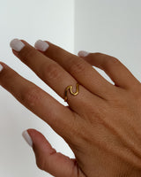 GOLDEN WAVE RING