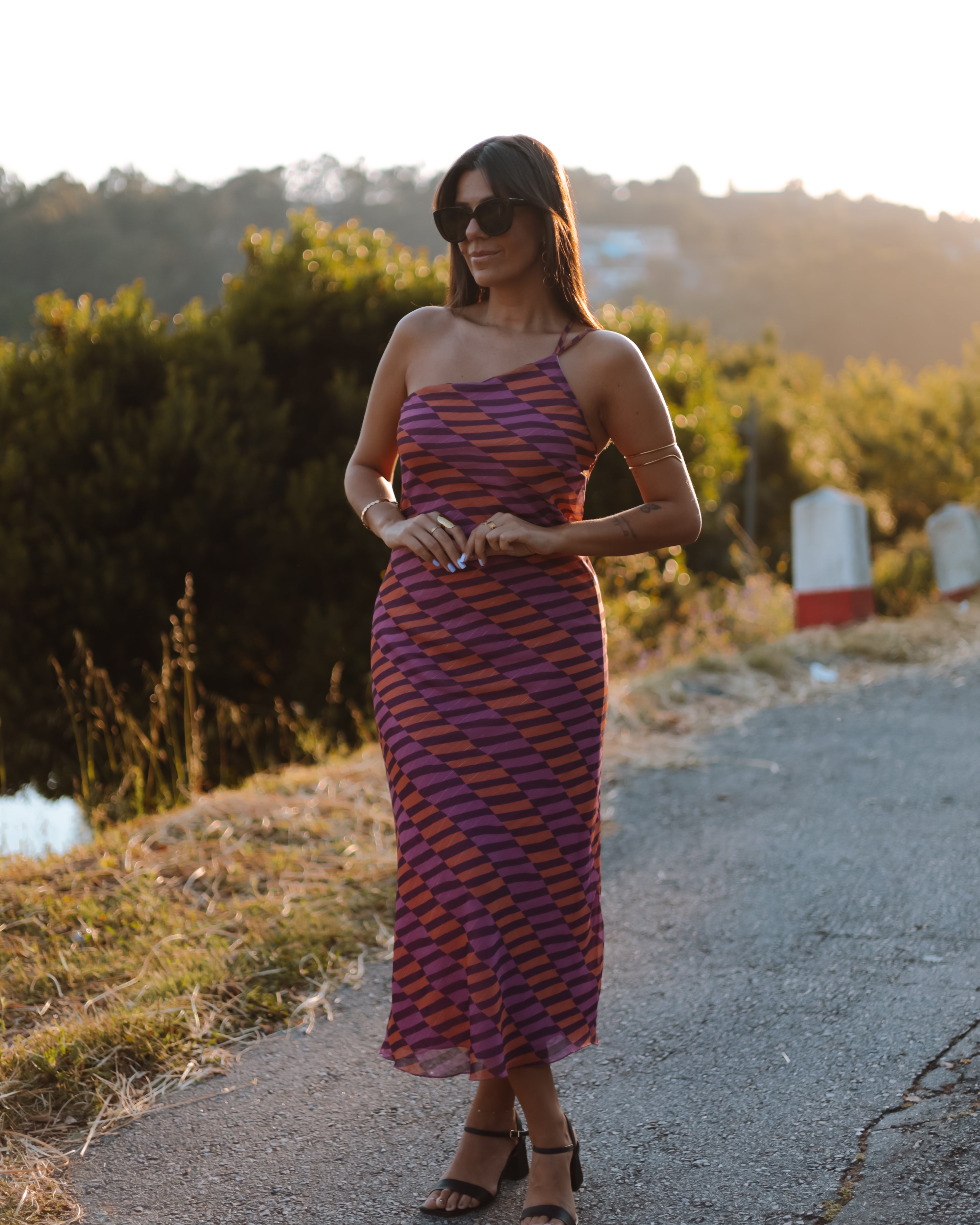 ABBY DRESS - RETRO SUNSET