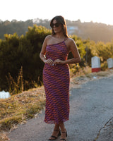 ABBY DRESS - RETRO SUNSET