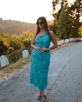 ABBY DRESS - FLORAL BLUE