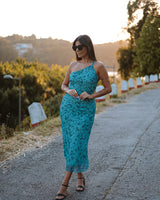 ABBY DRESS - FLORAL BLUE