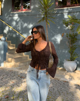 RAVEN RUCHED TOP