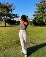 PANTALONES 100% LINO
