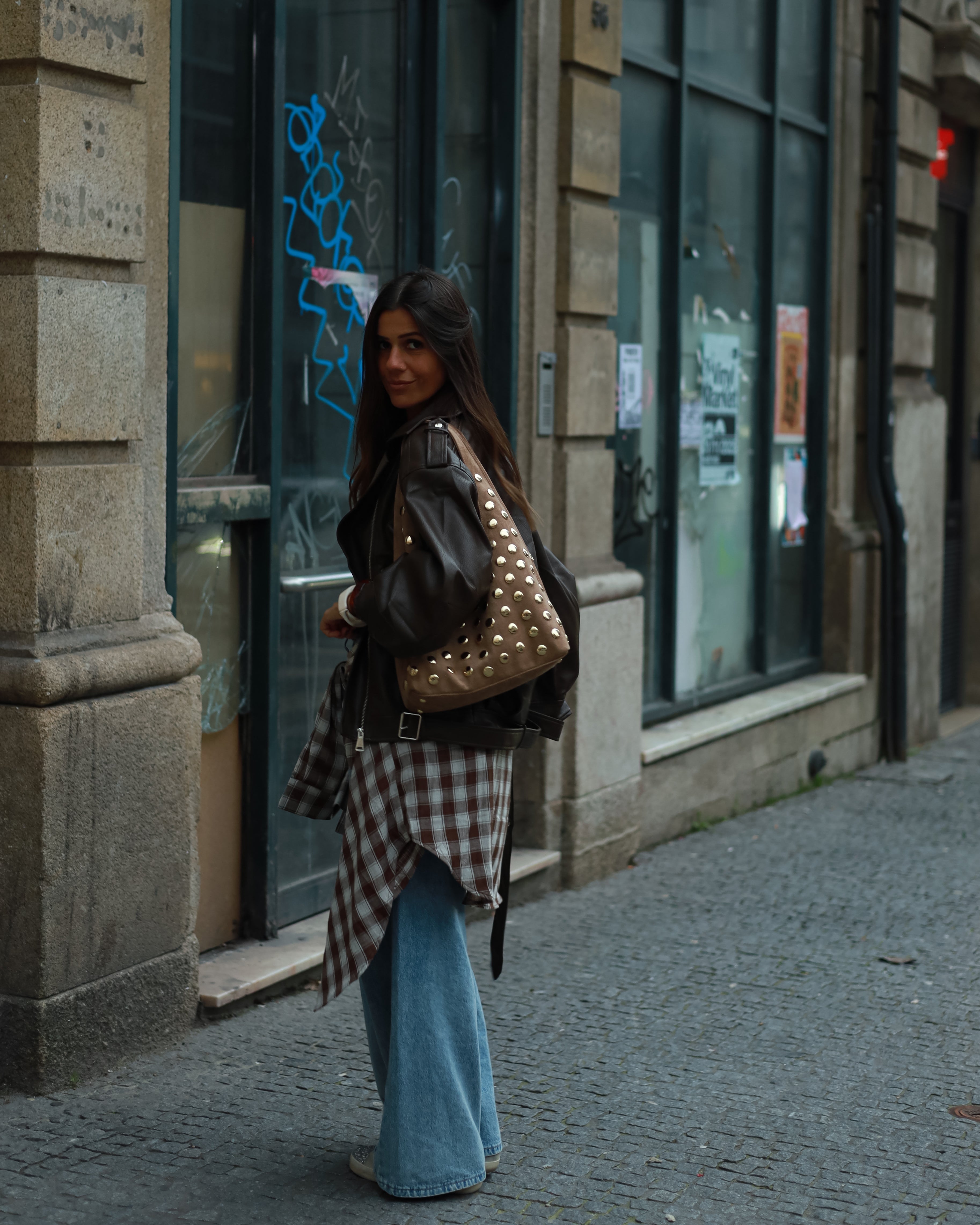 Faux Leather Biker Jacket