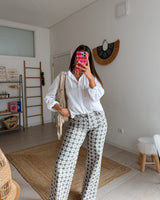 Alba Bloom Pants - Grey