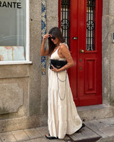 AMALFI DRESS - BEIGE